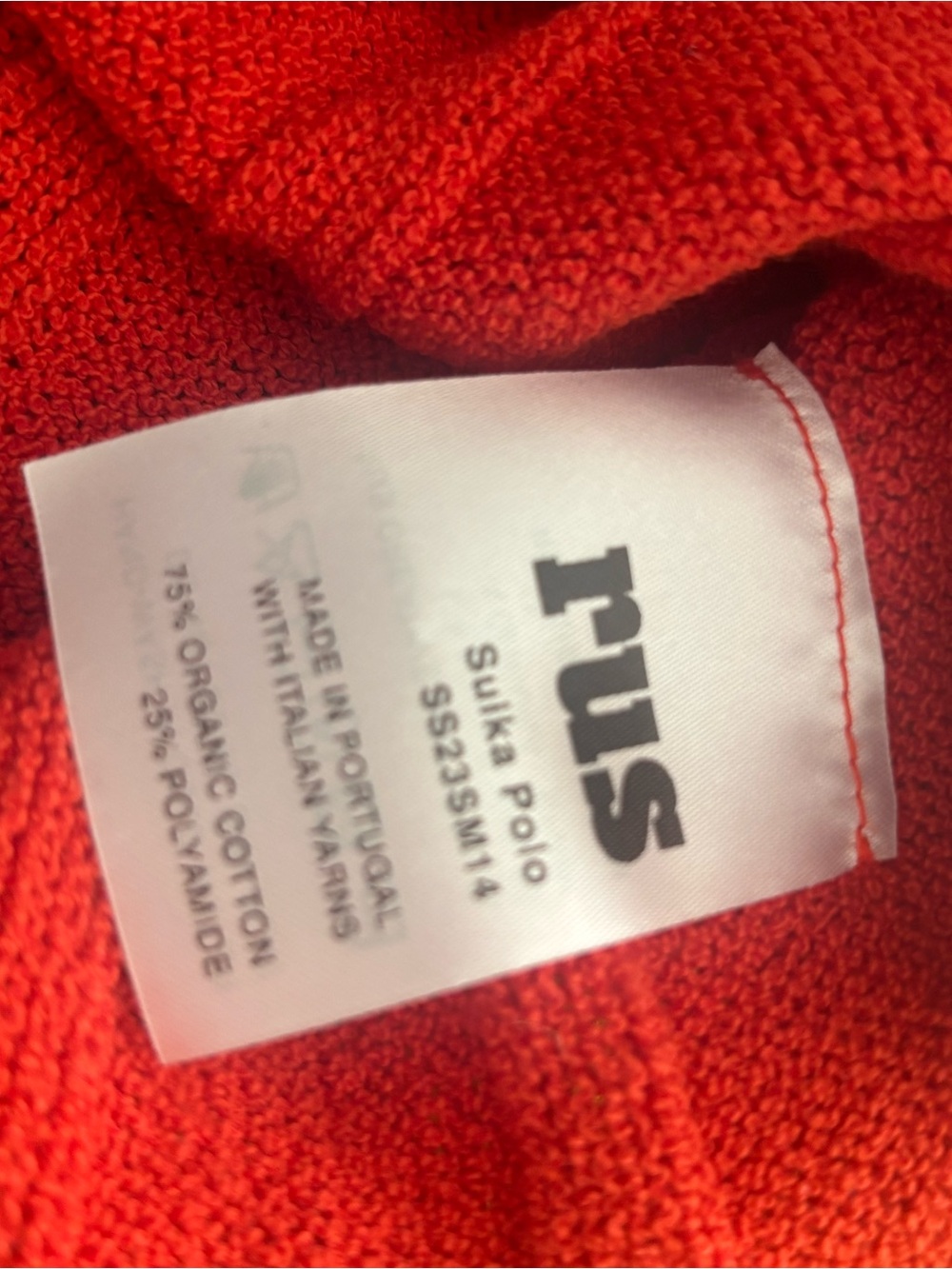 Red Cropped Rib Knit Sweater - Picture 8 of 10